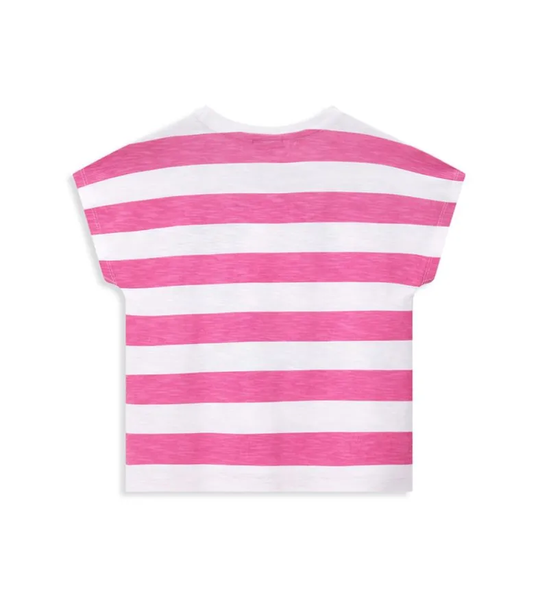 T-shirt Barbie a righe