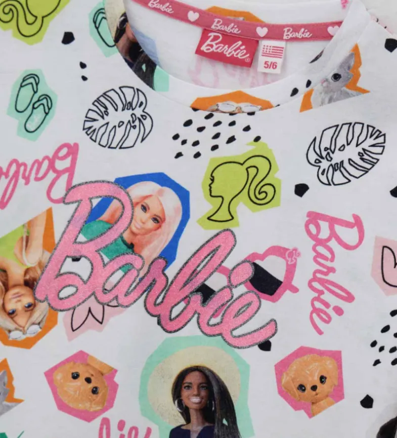 T-shirt Barbie con stampa