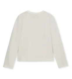 T-shirt bianca con perle