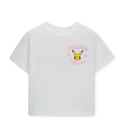 T-shirt bianca pokémon