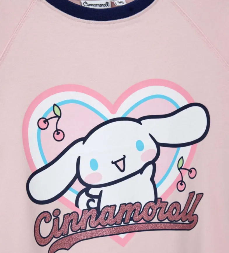 T-shirt Cinnamoroll rosa