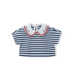 T-shirt con colletto