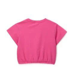 T-shirt con cuore fluo
