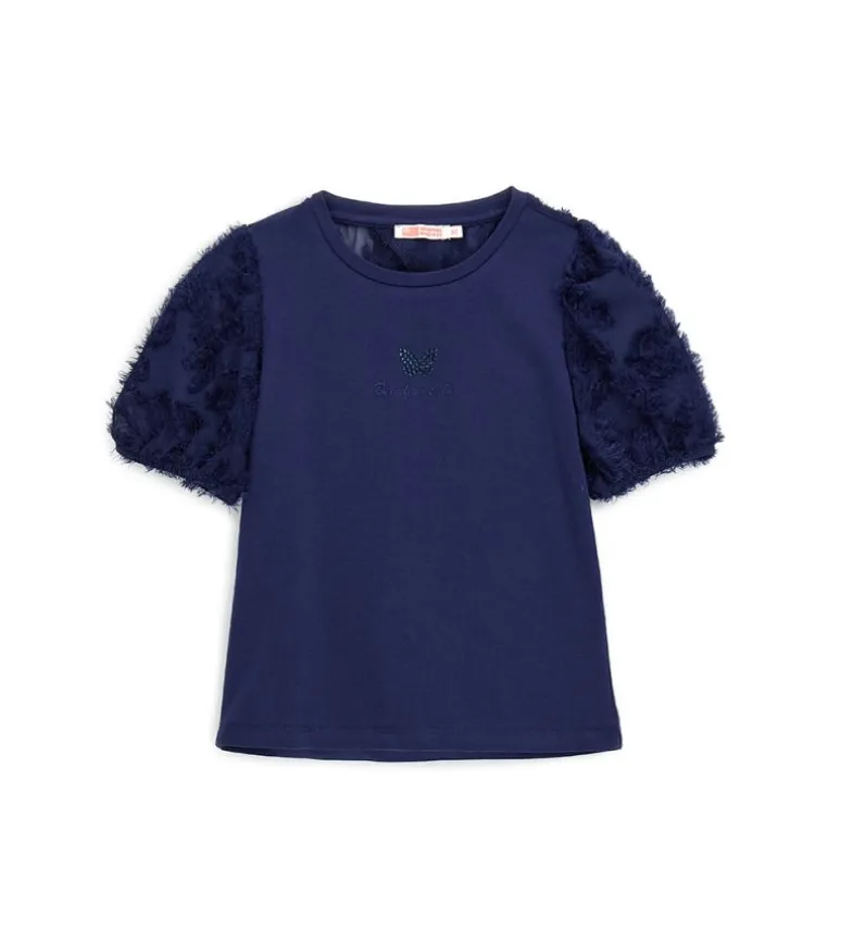 T-shirt con fiocchetti