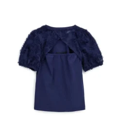 T-shirt con fiocchetti