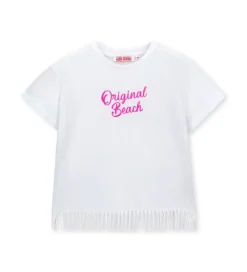 T-shirt con frange