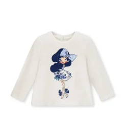 T-shirt con glitter