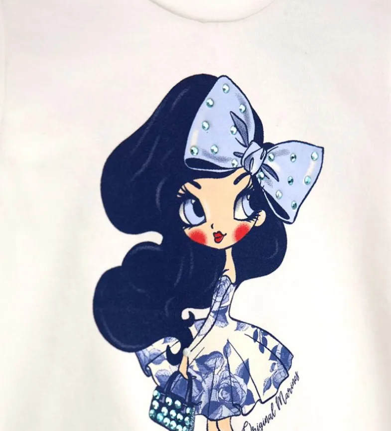 T-shirt con glitter