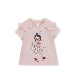 T-shirt con glitter