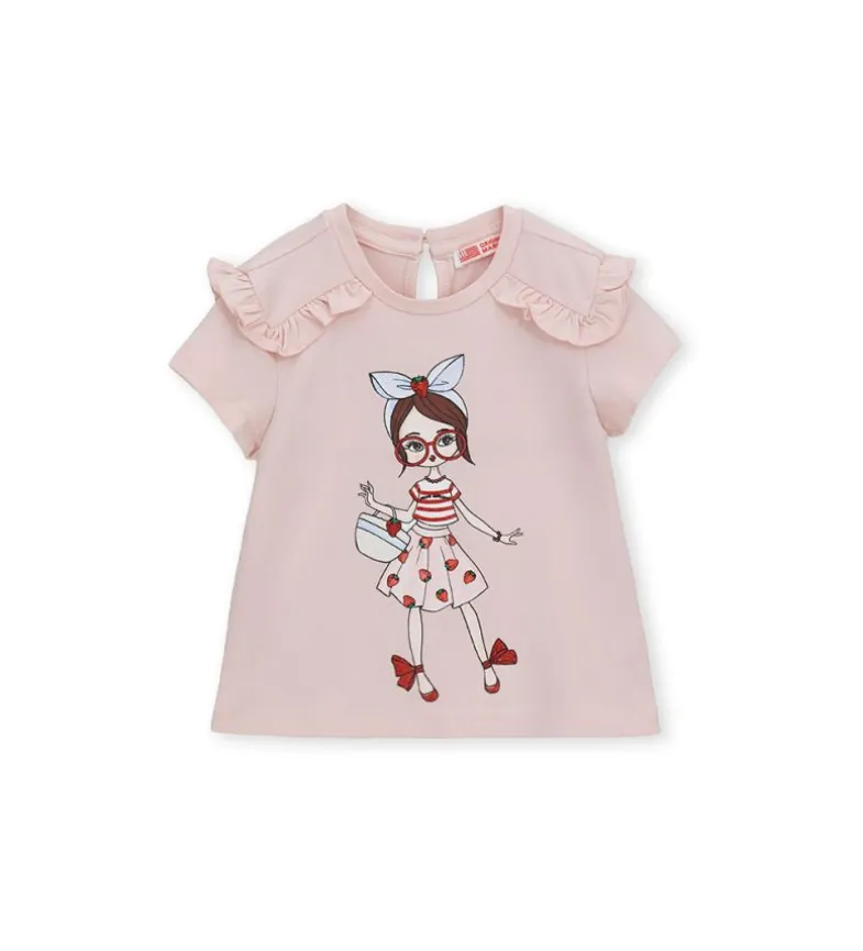 T-shirt con glitter
