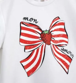 T-shirt con glitter