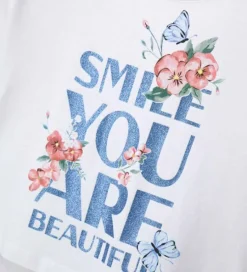 T-shirt con glitter