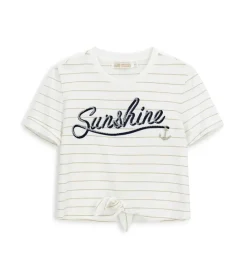 T-shirt con nodino