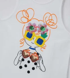 T-shirt con paillettes