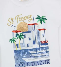 T-shirt con paillettes