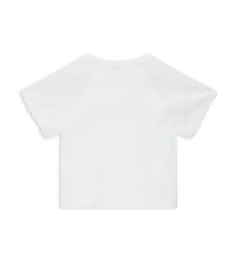 T-shirt con ricami