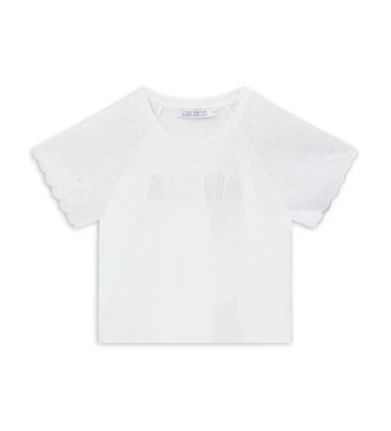 T-shirt con ricami