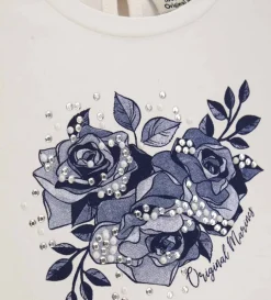 T-shirt con rose