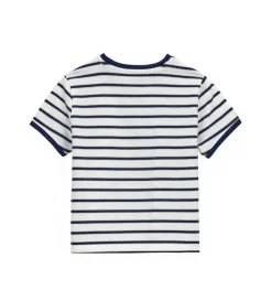 T-shirt con stampa a rilievo
