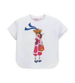 T-shirt con strass