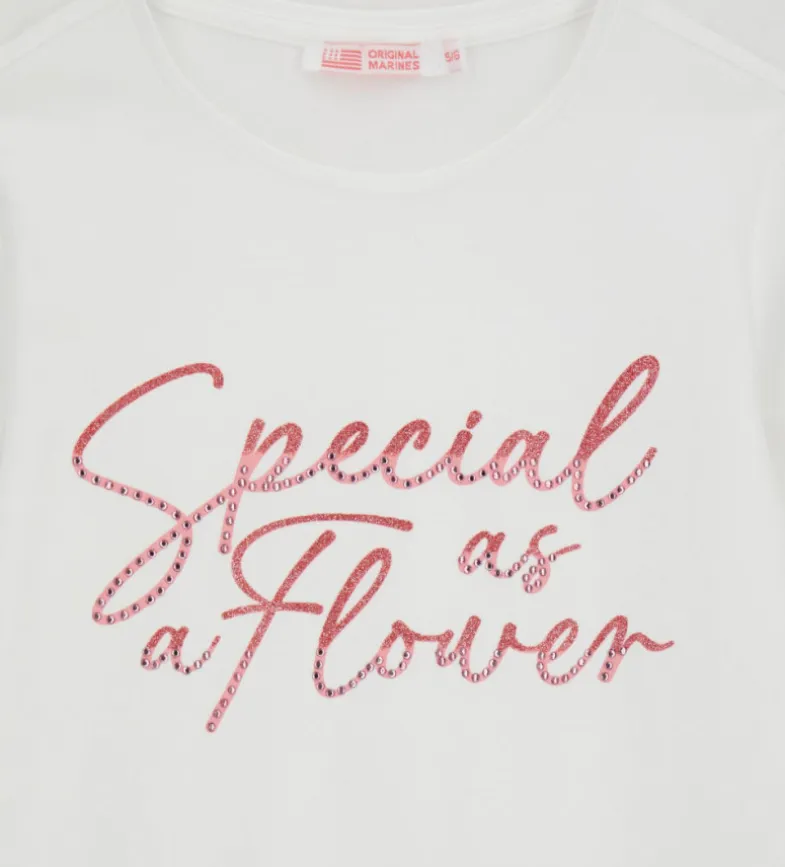 T-shirt con strass