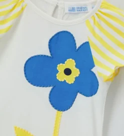 T-shirt con volant