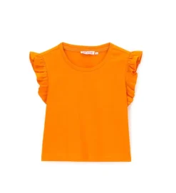 T-shirt con volant