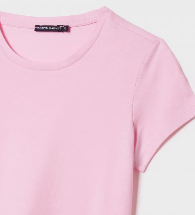 T-shirt cotone a manica corta