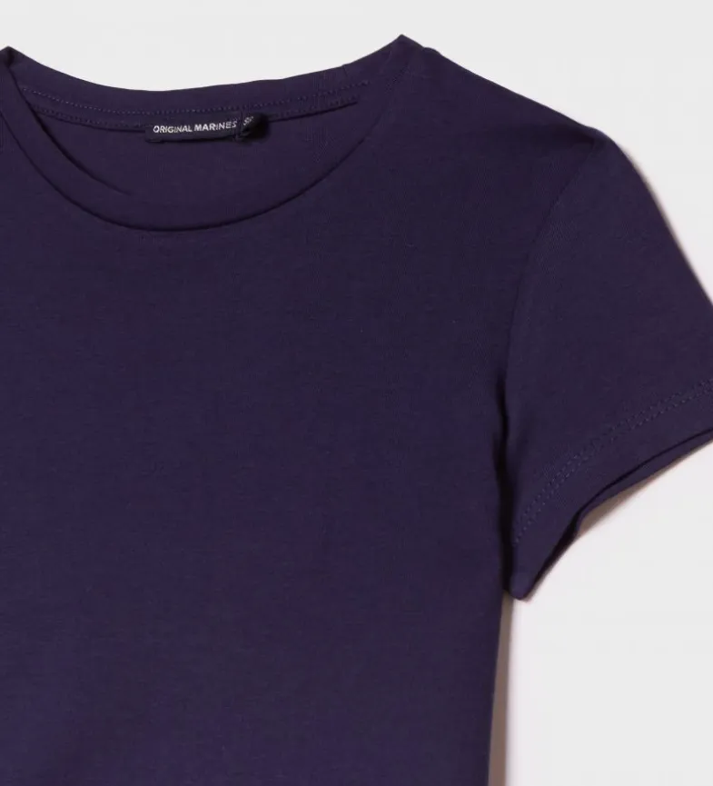 T-shirt cotone a manica corta
