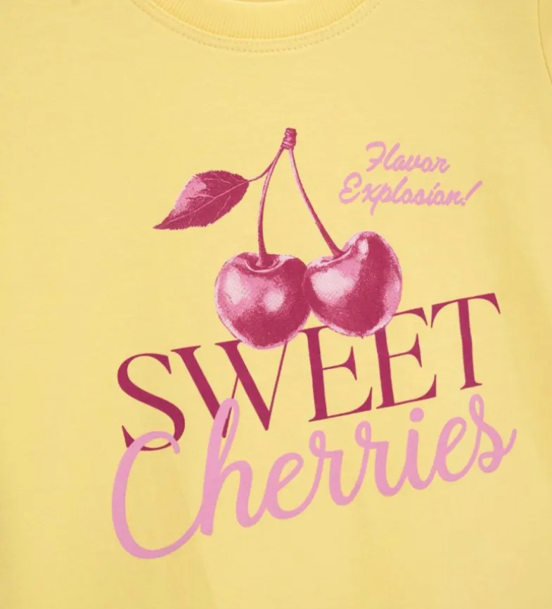 T-shirt gialla