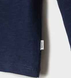 T-shirt manica lunga apertura su spalla