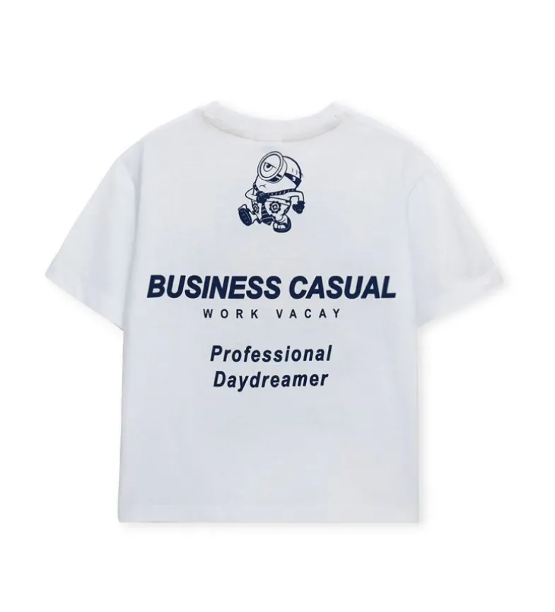 T-shirt Minions bianca