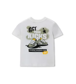T-shirt panna in jersey