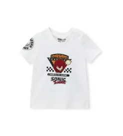 T-shirt panna sega Sonic