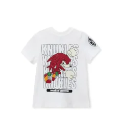 T-shirt panna sega Sonic