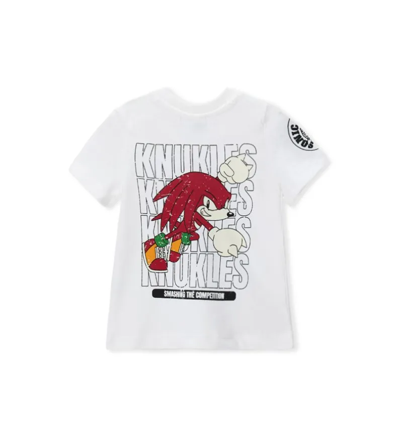 T-shirt panna sega Sonic