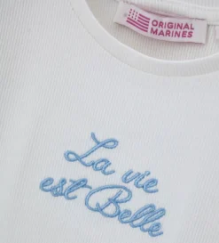 T-shirt ricamata