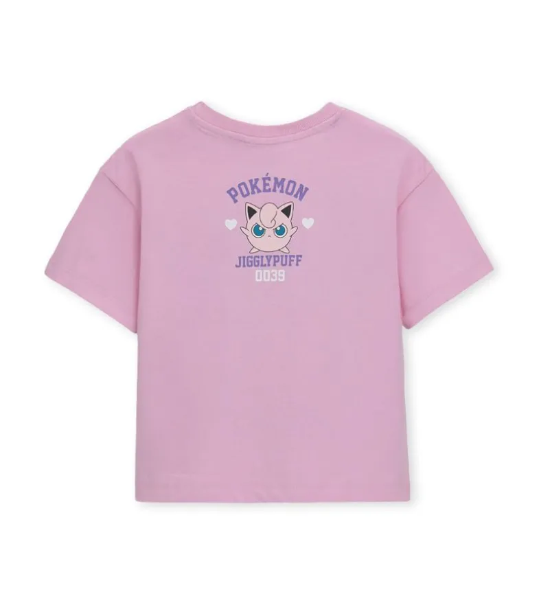 T-shirt rosa pokémon
