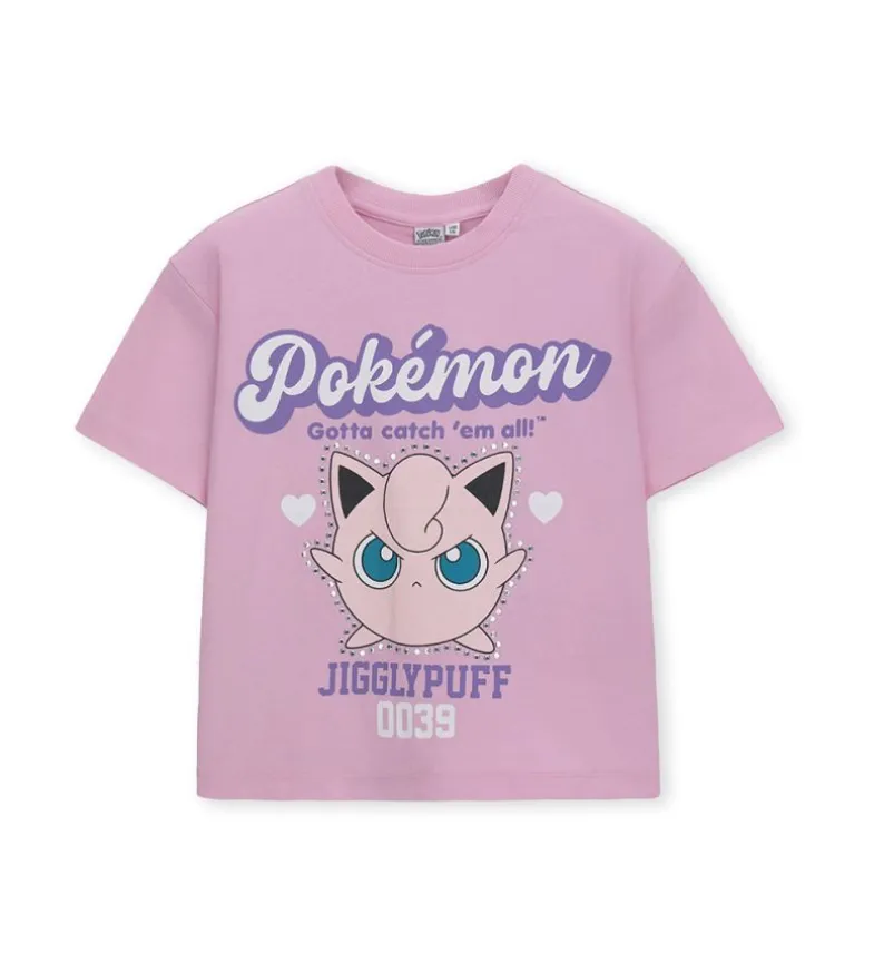 T-shirt rosa pokémon