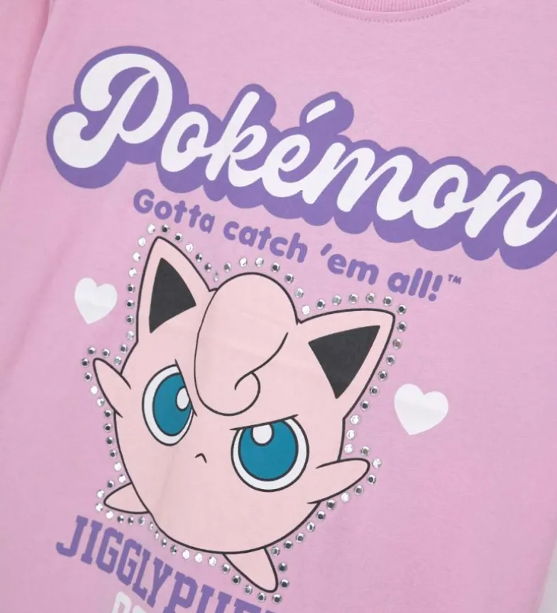 T-shirt rosa pokémon