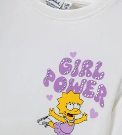 T-shirt Simpson bianca