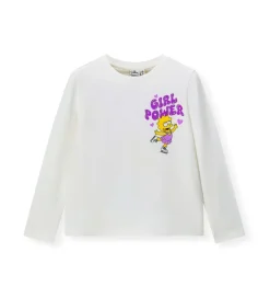 T-shirt Simpson bianca