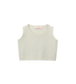 Twin-set in filo di cotone