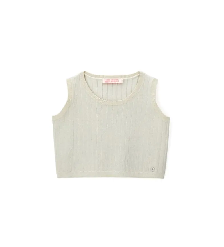 Twin-set in filo di cotone