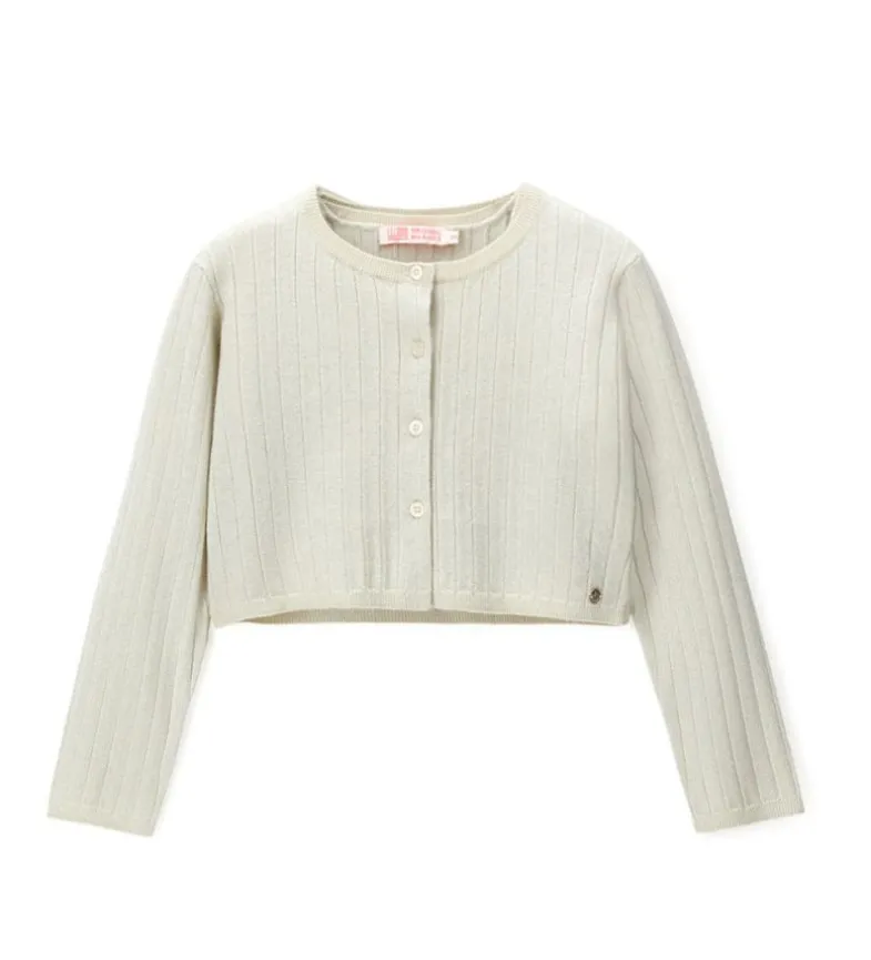 Twin-set in filo di cotone