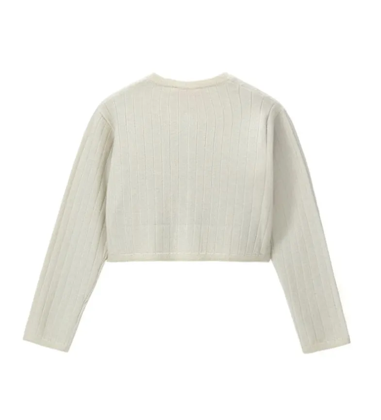 Twin-set in filo di cotone