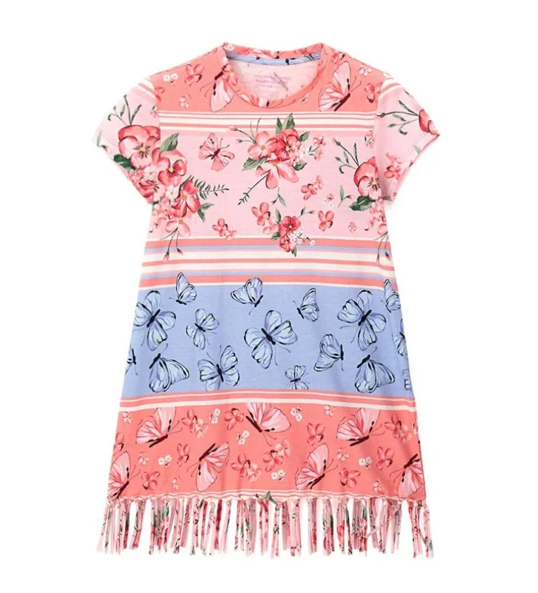 Vestito con frange