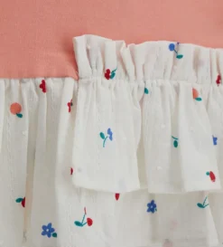 Vestito con rouches