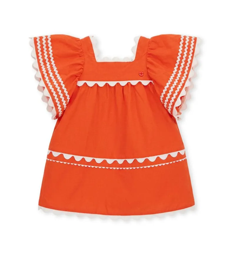 Vestito con volant